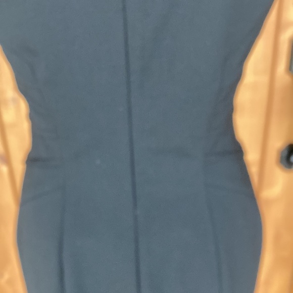 Antonio Melani Women's Dress Black Fitted Back Zip, Kick Pleat size 4 - Picture 7 of 13